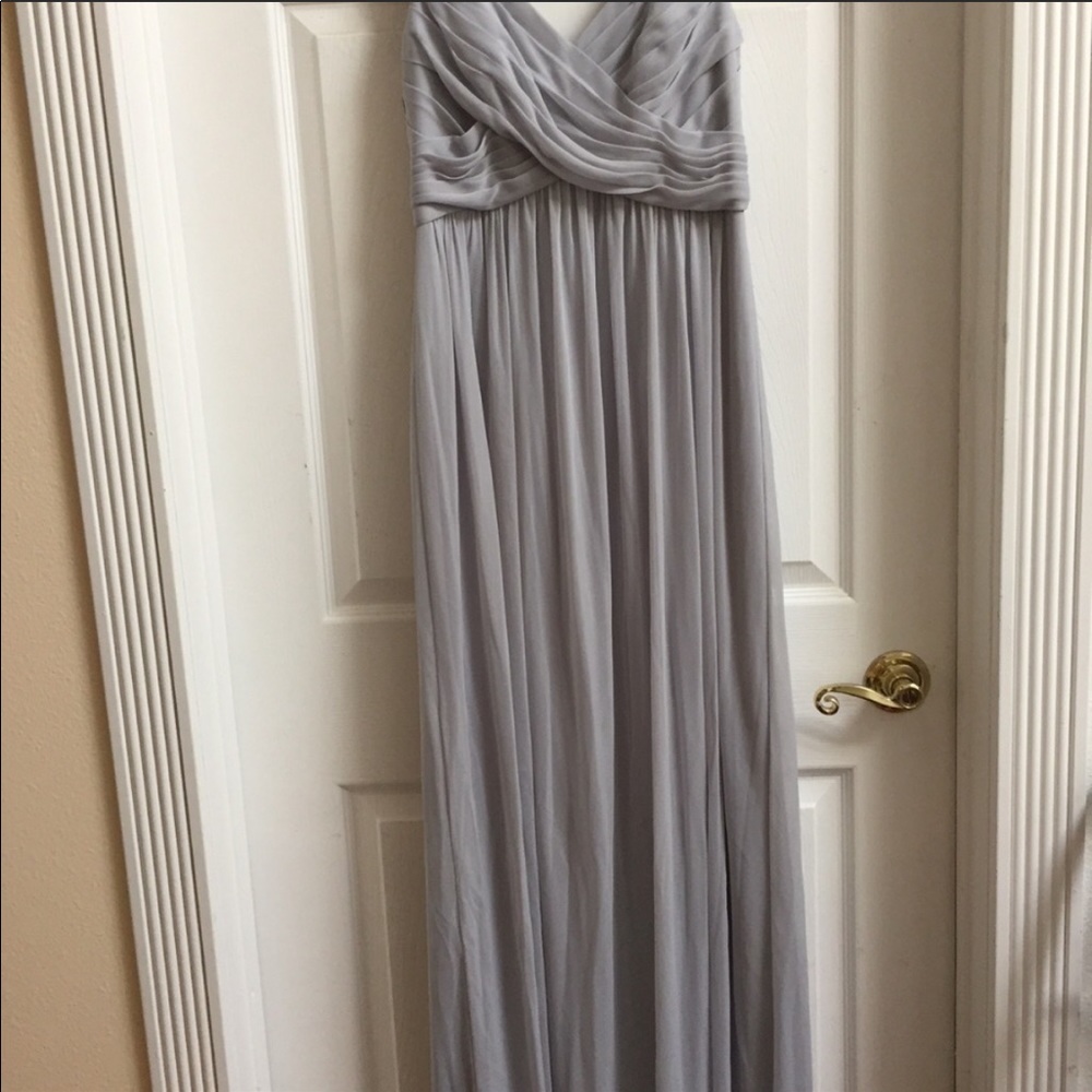 David’s Bridal Bridesmaid Dress Size 4 in Mystic